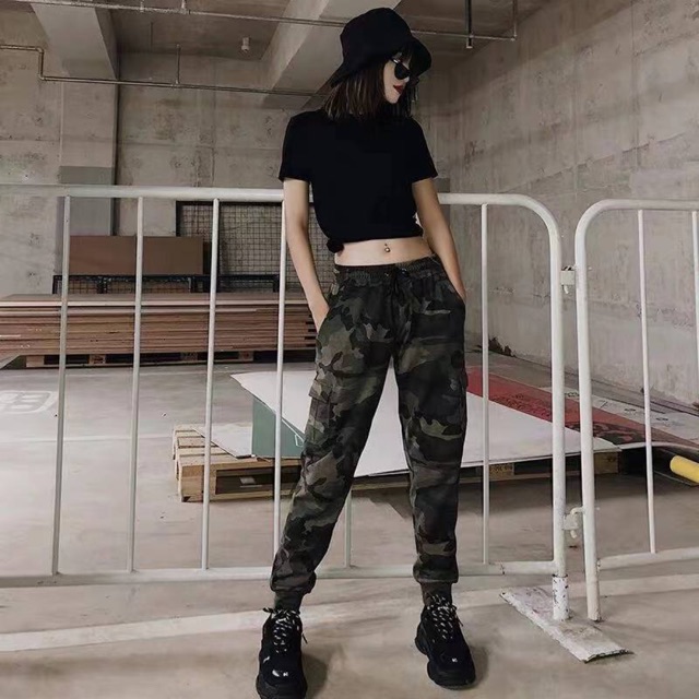 Camouflage best sale joggers girls