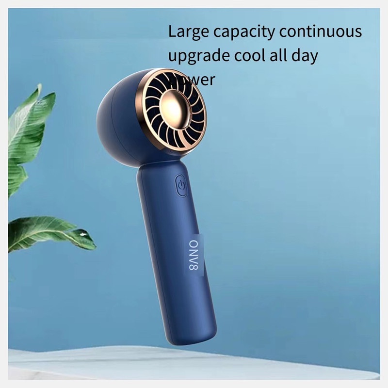 Handheld turbo mini fan rechargeable 1200mah portable handheld handy