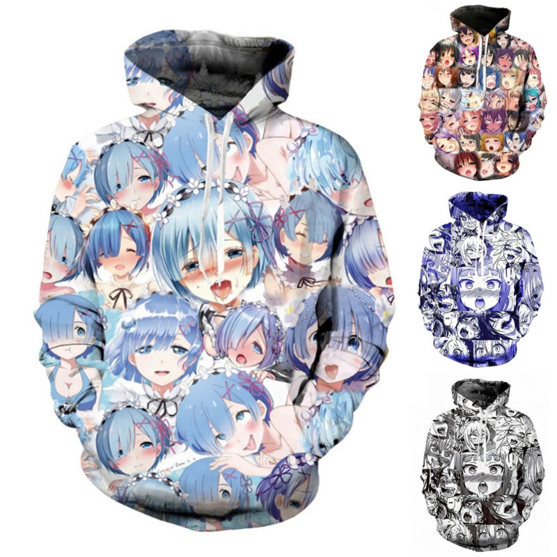 Anime face outlet sweatshirt