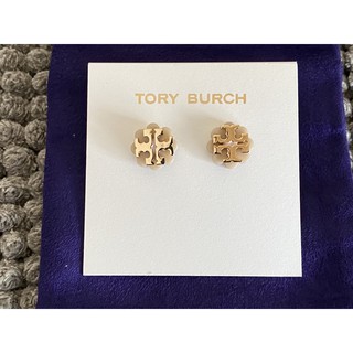 Tory burch logo flower deals resin stud earring