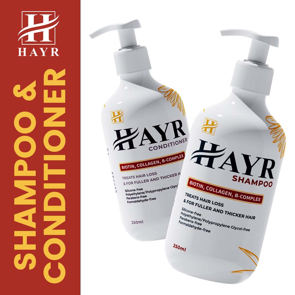 Hayr Hair Shampoo Hair Conditioner for Frizzy Hair Thickening Shampoo ...