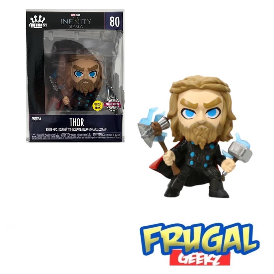 Funko Mini The Avengers Infinity Saga Thor 3 Inch Scale Mini GITD ...
