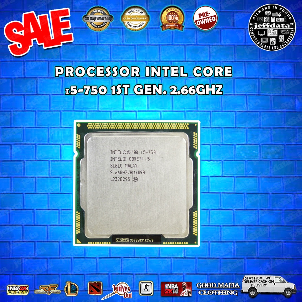Processor Proci Intel Core i51st generation Socket 1156 for desktop