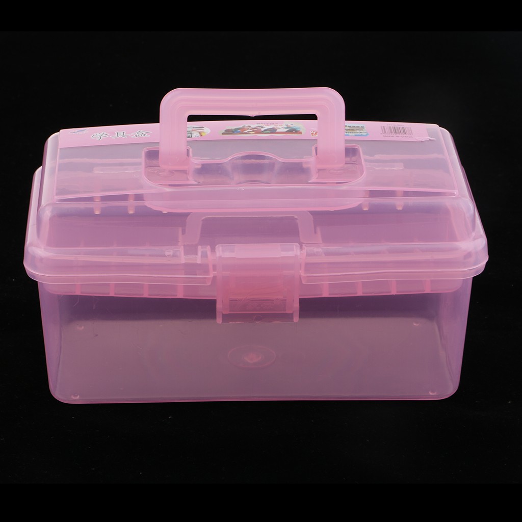 Multifunctional Durable Transparent Plastic Storage Box With Removable