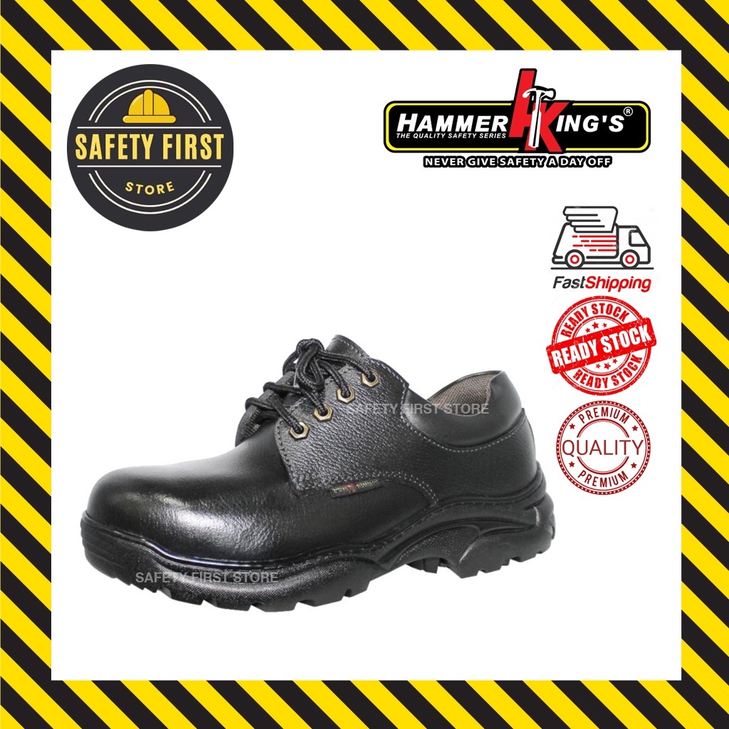 Hammer King Safety Shoes HK 13030 Steel Toe Cap Steel Mid Plate sole SIRIM APPROVED Shopee