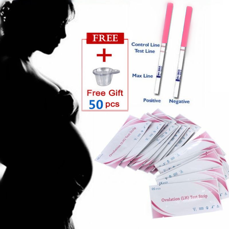 50pcs LH Ovulation Test Kit Ovulation Predictor Kit Fertility