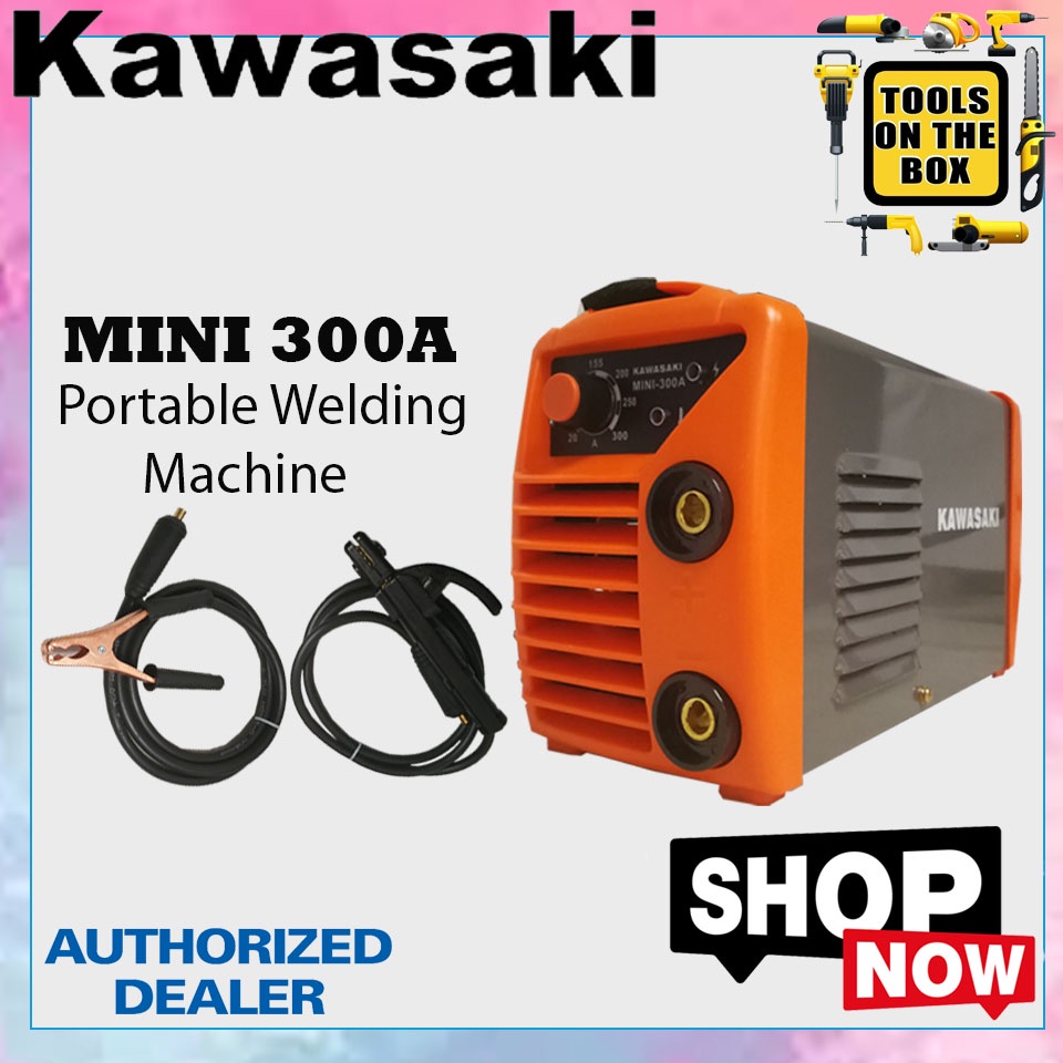 Kawasaki Mini Portable Inverter Welding Machine 300A Shopee Philippines