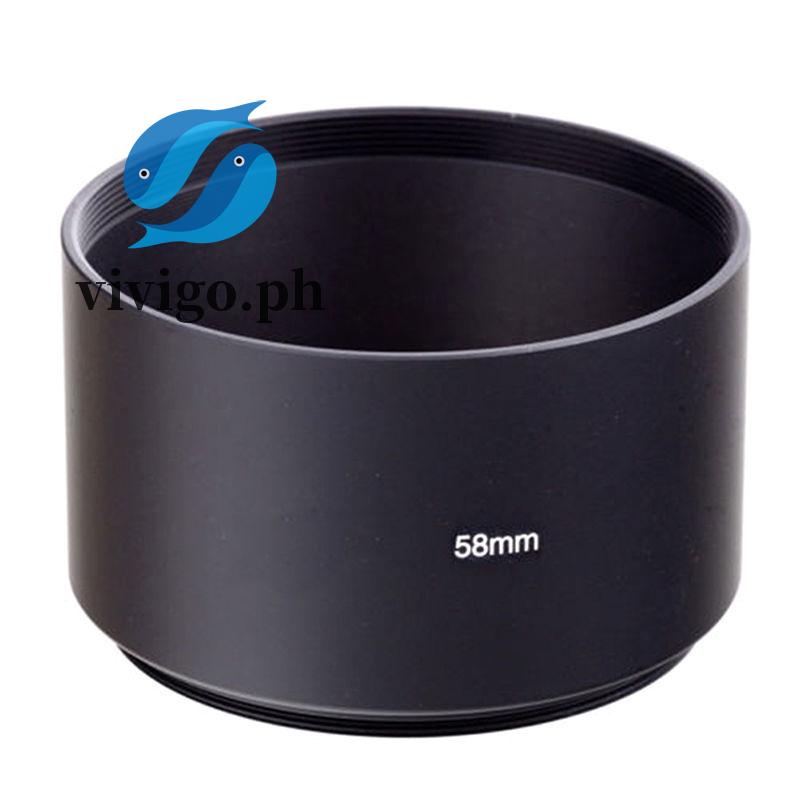 Photography Lens Hood, Telephoto Lens Hood Aluminum Alloy 95mm Filter Thread Sturdy Prevent Stray Light For Photography Accessories