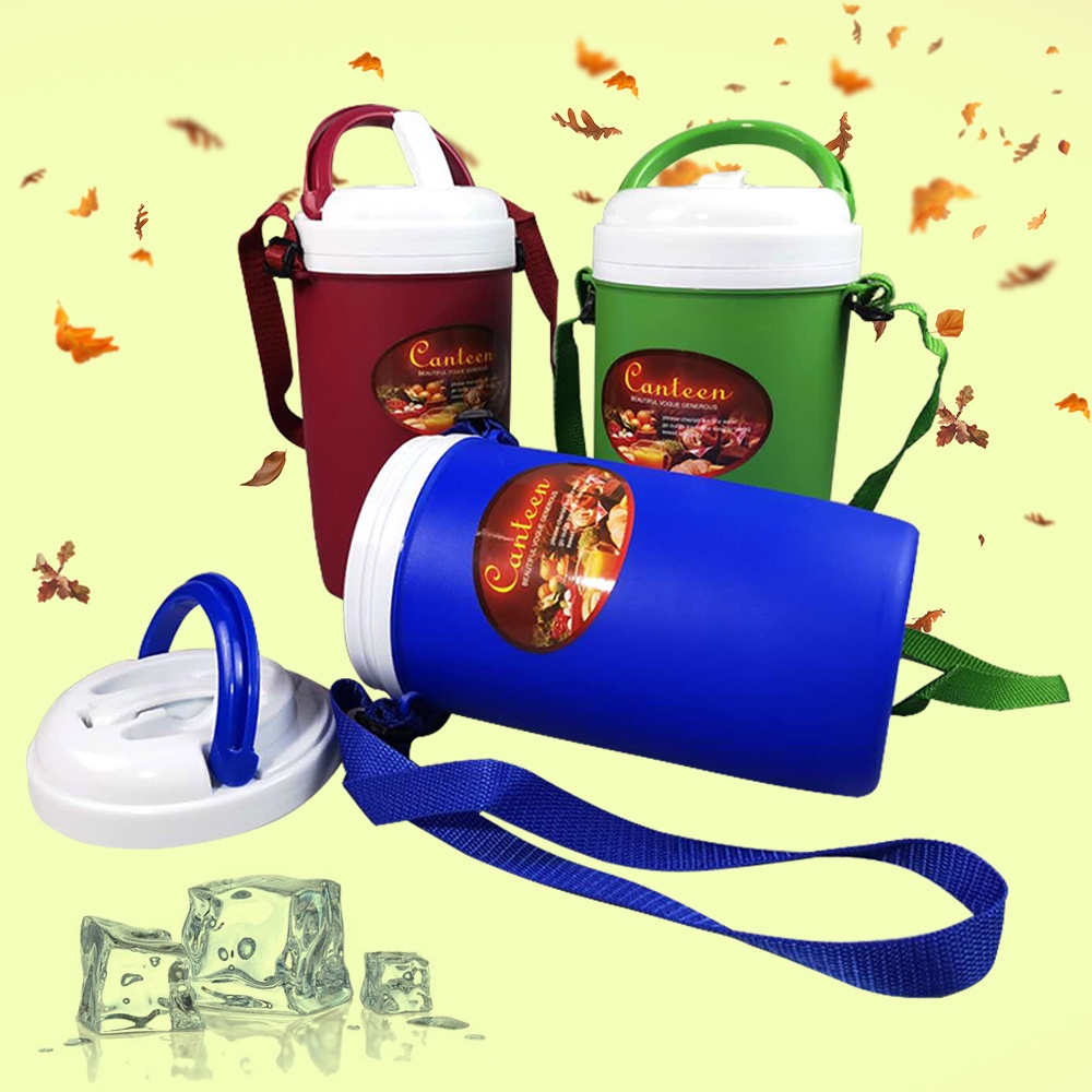 0100 Canteen 1.5L Water Cooler Jug High Quality Ice Bucket Shopee