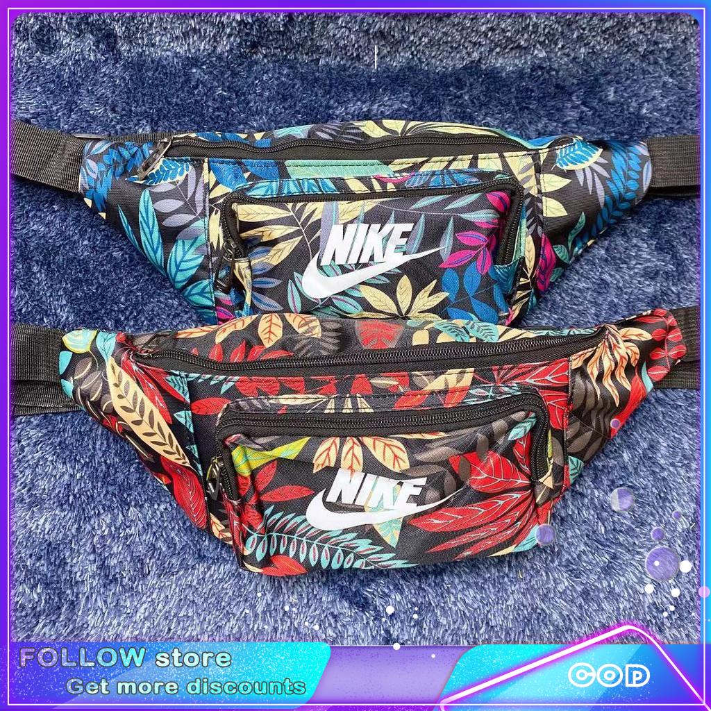 W&S 065 Korean Big Nike Belt Bag Outdoor Waist Fanny Pack Crossbodybig