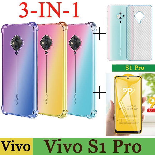 (3 in 1) Vivo S1 Pro V19NEO Y11 Y02S Y17S Y12S Y03 Y12A Full Screen ...