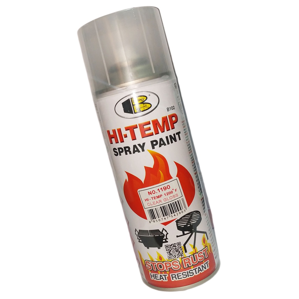 Bosny Spray Paint Hi Temp Clear Gloss No High Temperature F