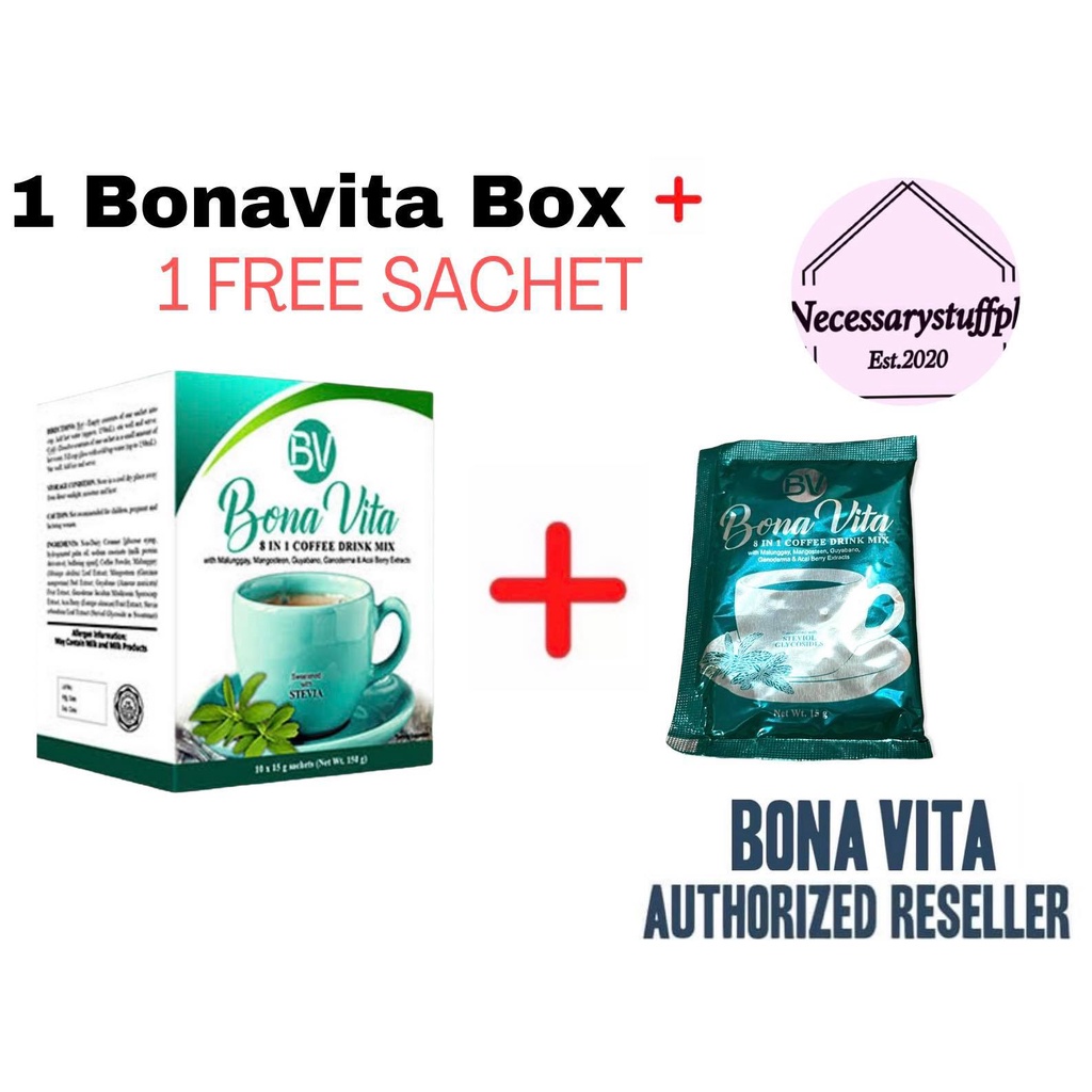 Bonavita 8in1 Coffee ( 1 Box + 1 FREE Sachet ) Shopee Philippines