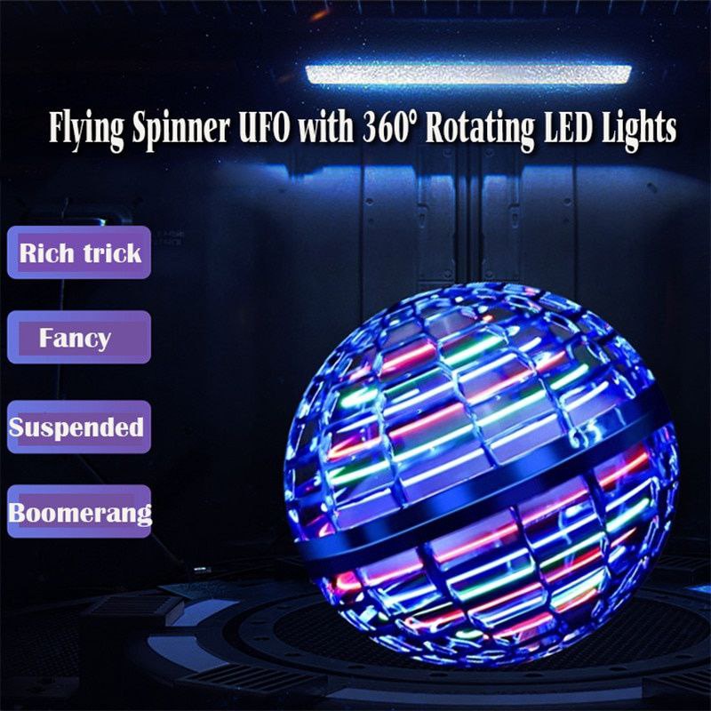 Ship in 24 Hrs!! Flynova Pro Flying Ball Fidget Toys Spinning Magic ...