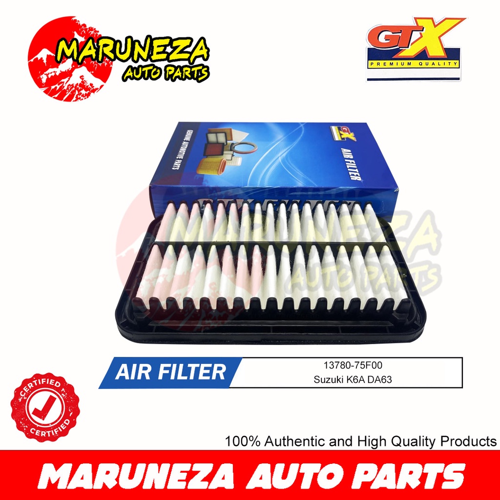 GTX Air Filter Suzuki K6A DA63 13780-75F00 | Shopee Philippines