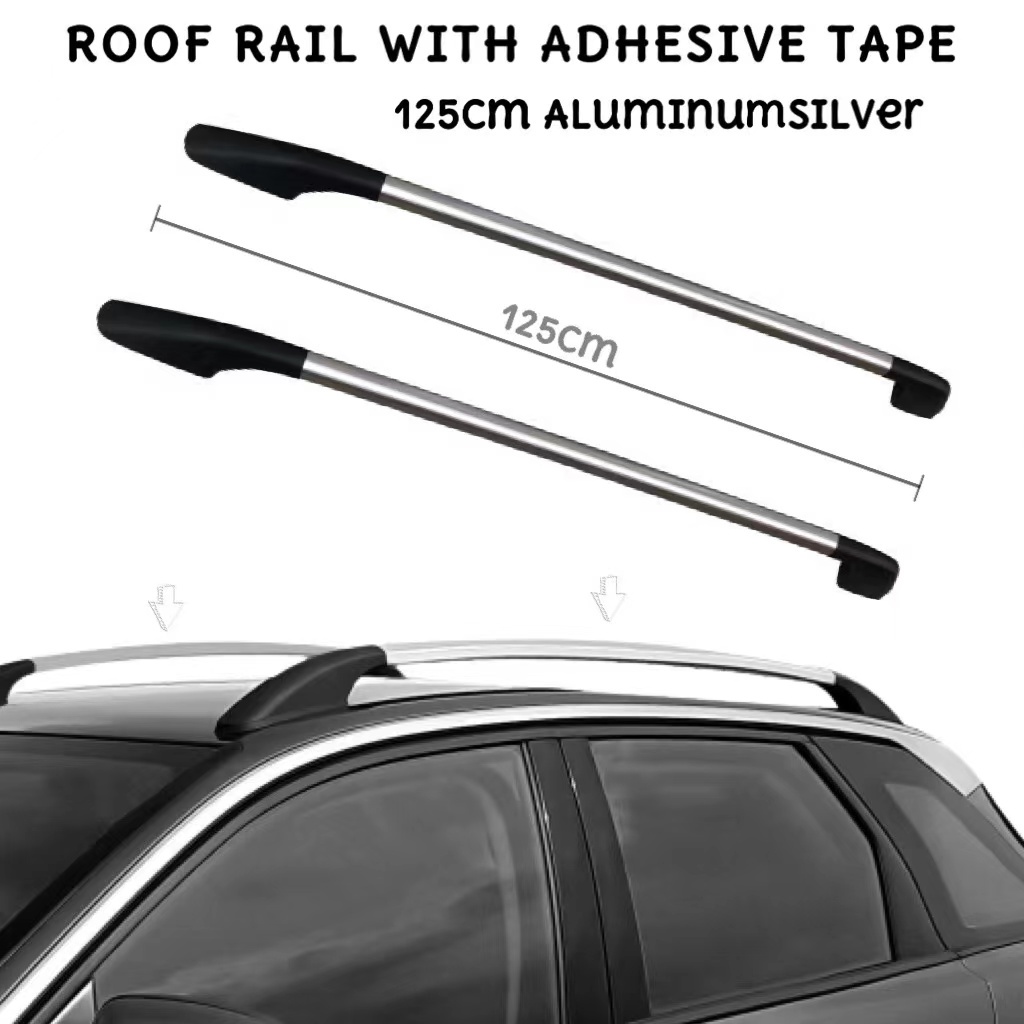 OAPC (130CM) CP-333D Aluminum Car Drill Free Roof Rail with Adhesive ...