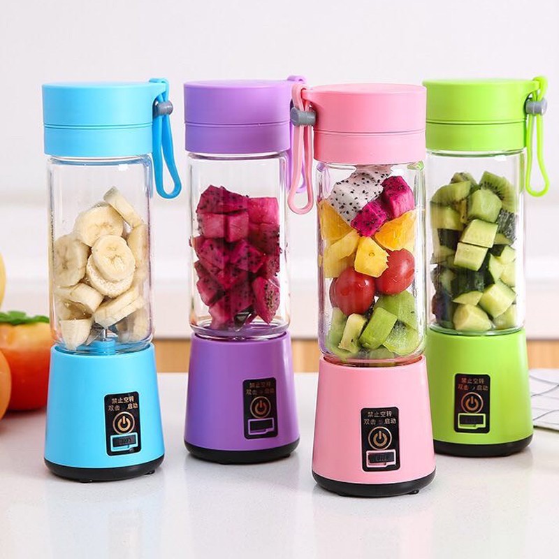 Portable Rechargeable Battery Juice Blender 380ml Shopee Philippines