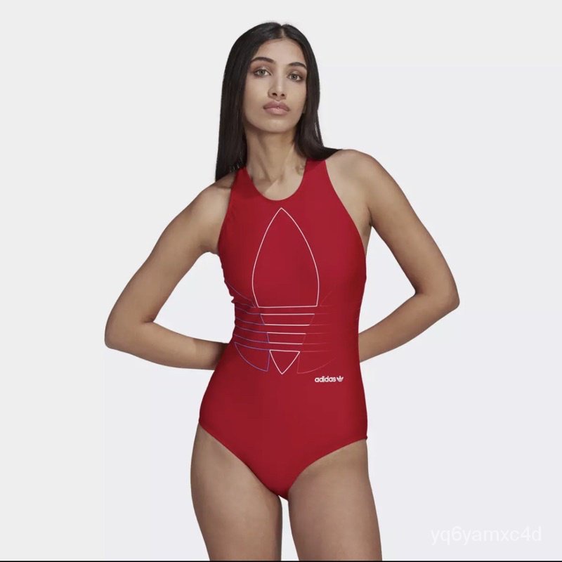 Adidas originals trefoil swimsuit on sale