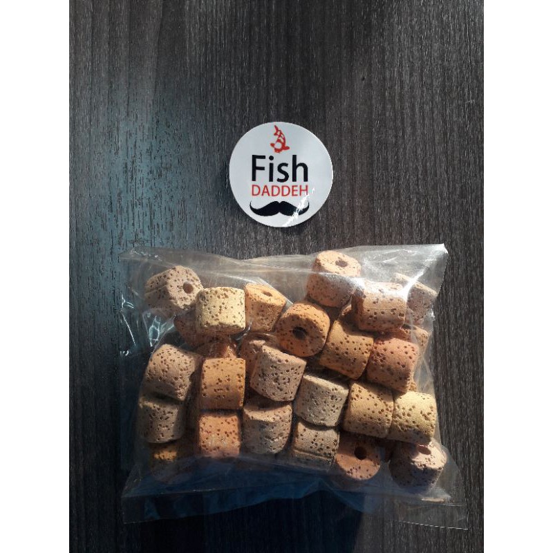 Ceramic Lava Ring Bakki Peppered Porous Filter Media 250g 1kg Shopee