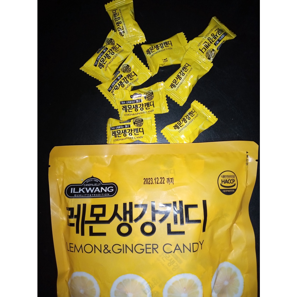 ILKWANG Korean Lemon Ginger Candy 1 pack 250g Shopee Philippines