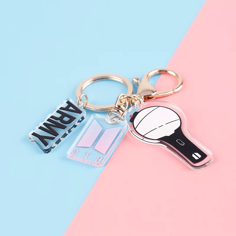 Kpop acrylic keychains outlet