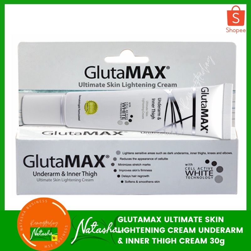 Glutamax Ultimate Skin Lightening Cream Underarm And Inner Thigh Cream 30g 100 Original Shopee 2014