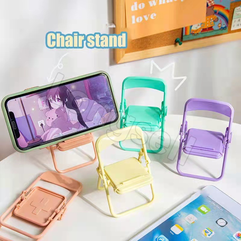 Creative Cute small Chair Foldable Mobile Phone Holder Multifunctional stand
