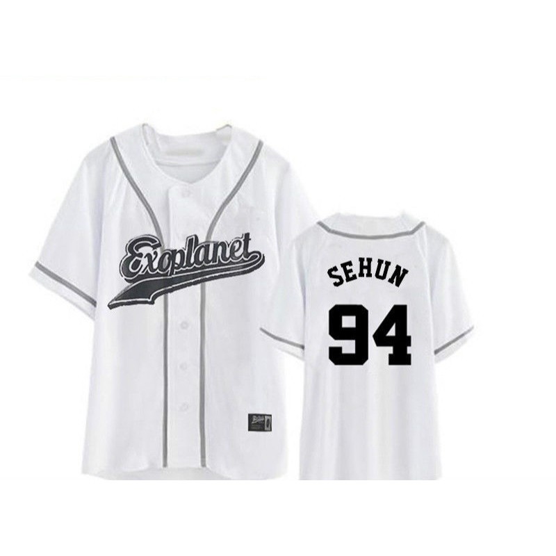 KPOP EXO PLANET No.94 SEHUN Baseball Jersey T-shirt | Shopee