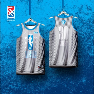 2022 NBA ALL STAR GREY TEAM Full Sublimation 3D Breathable