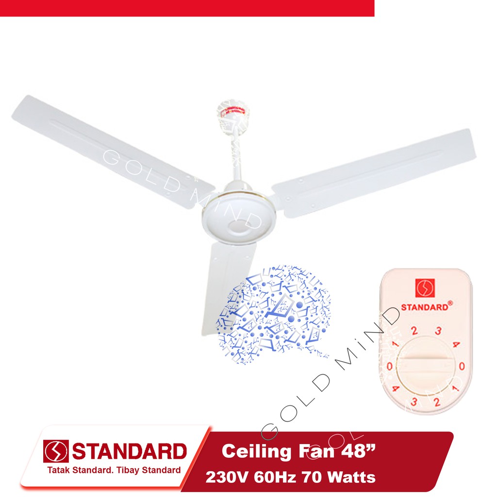 Ceiling on sale fan wattage