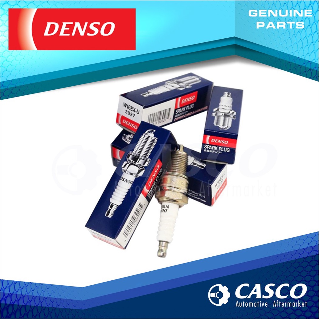DENSO W16EXU Spark Plugs (Set of 4) &U) Shopee Philippines