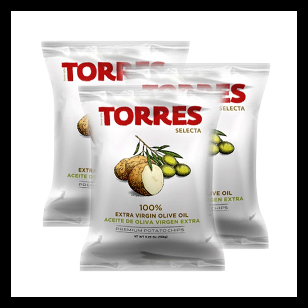 Torres Selecta 100% Extra Virgin Olive Oil Potato Chips 150g | Shopee ...