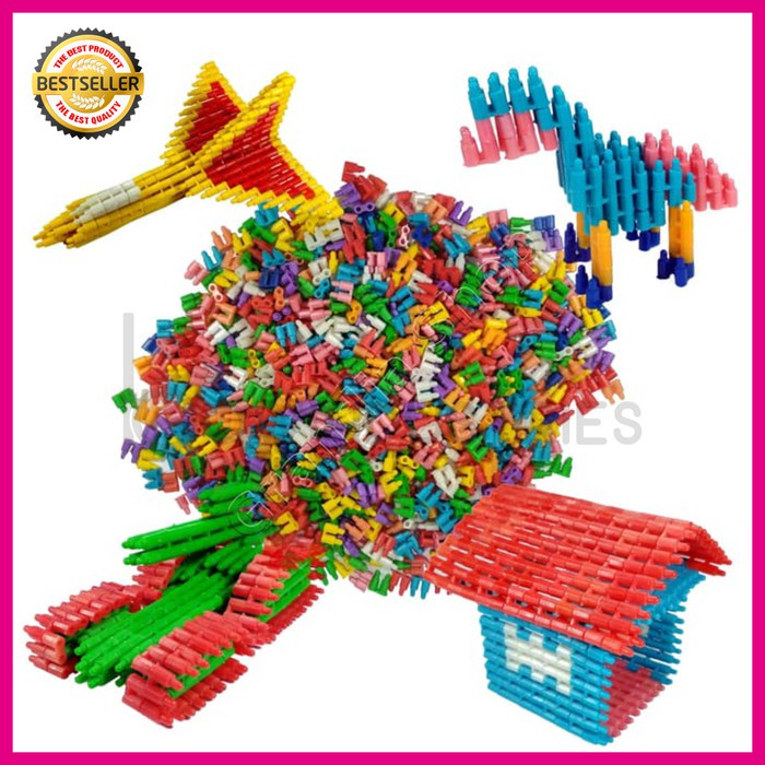 Hot Stock 1000pcs Mini Rocket Set New Edition Building Blocks 90s