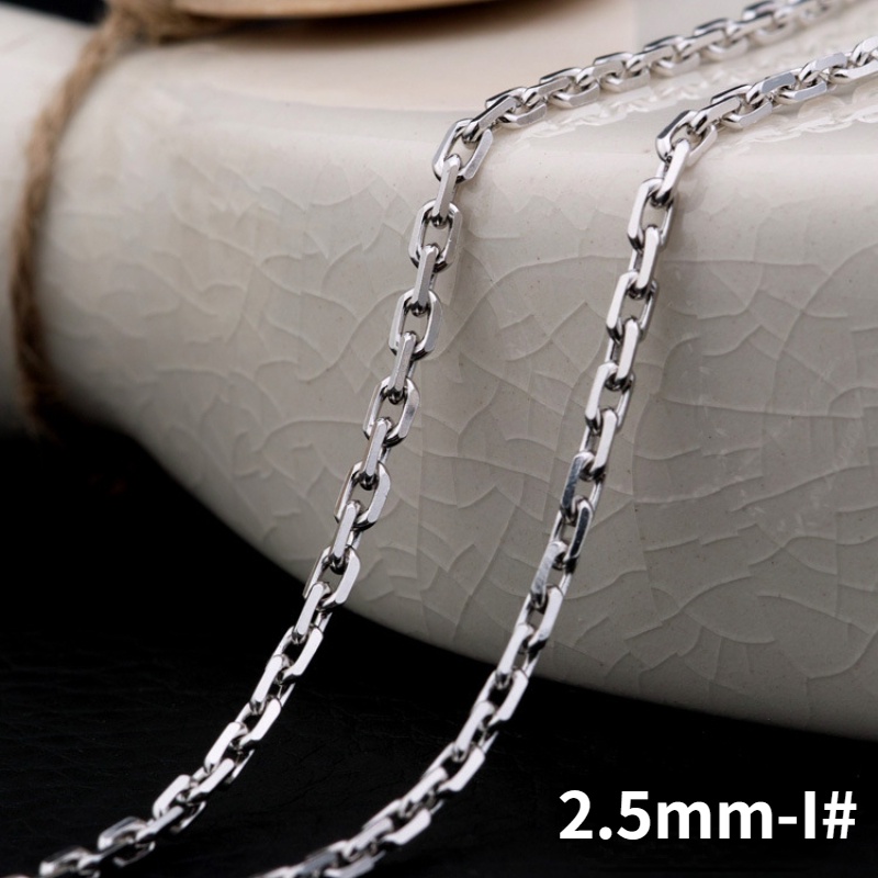 925 Sterling Silver Necklace Women Chain Different Design/Length Lover ...