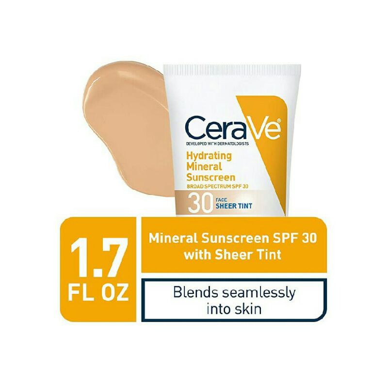 CeraVe Mineral Tinted Sunscreen SPF 30 50mL Shopee Philippines