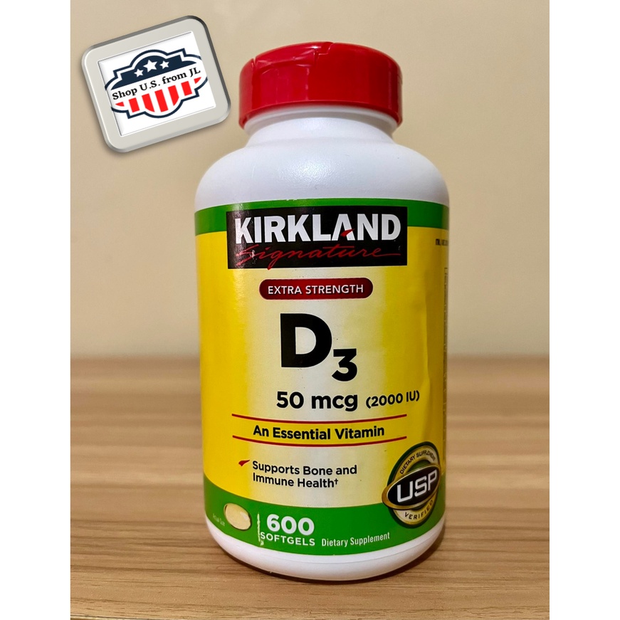 Kirkland Vitamin D3 2000 IU 600 softgels Shopee Philippines
