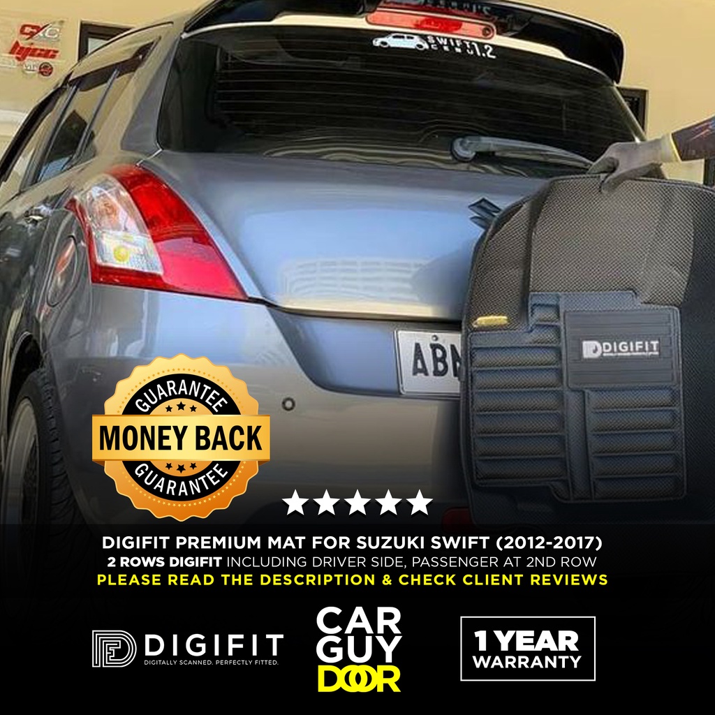 Suzuki SWIFT 2012-2017 Digifit Premium Mat (GENUINE) 2 Rows | Shopee ...