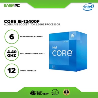 Intel Core i5-12400F 6C/12T 4.40GHz MAX 65W Desktop Processor