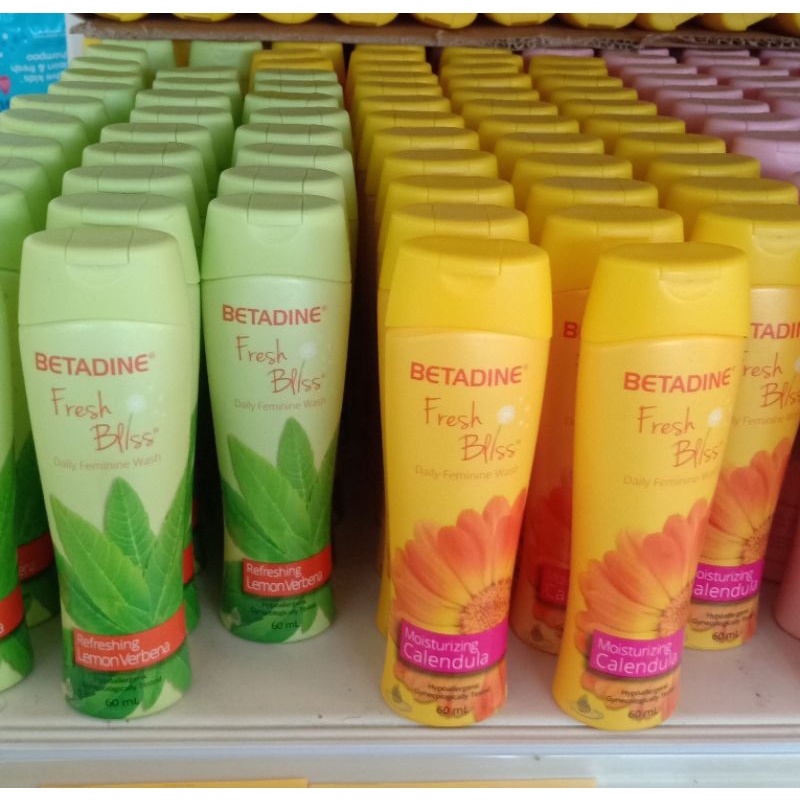 BETADINE FRESH BLISS DAILY FEMININE WASH 60mL Shopee Philippines