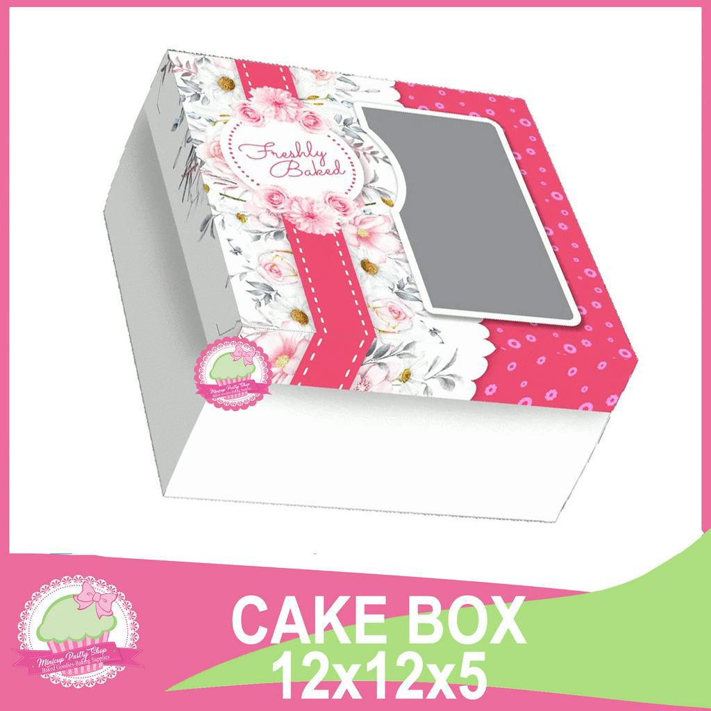 MPS 20 boxes Cake Box 12x12x4 / 12x12x5" Pastry Box Gift Box Shopee Philippines