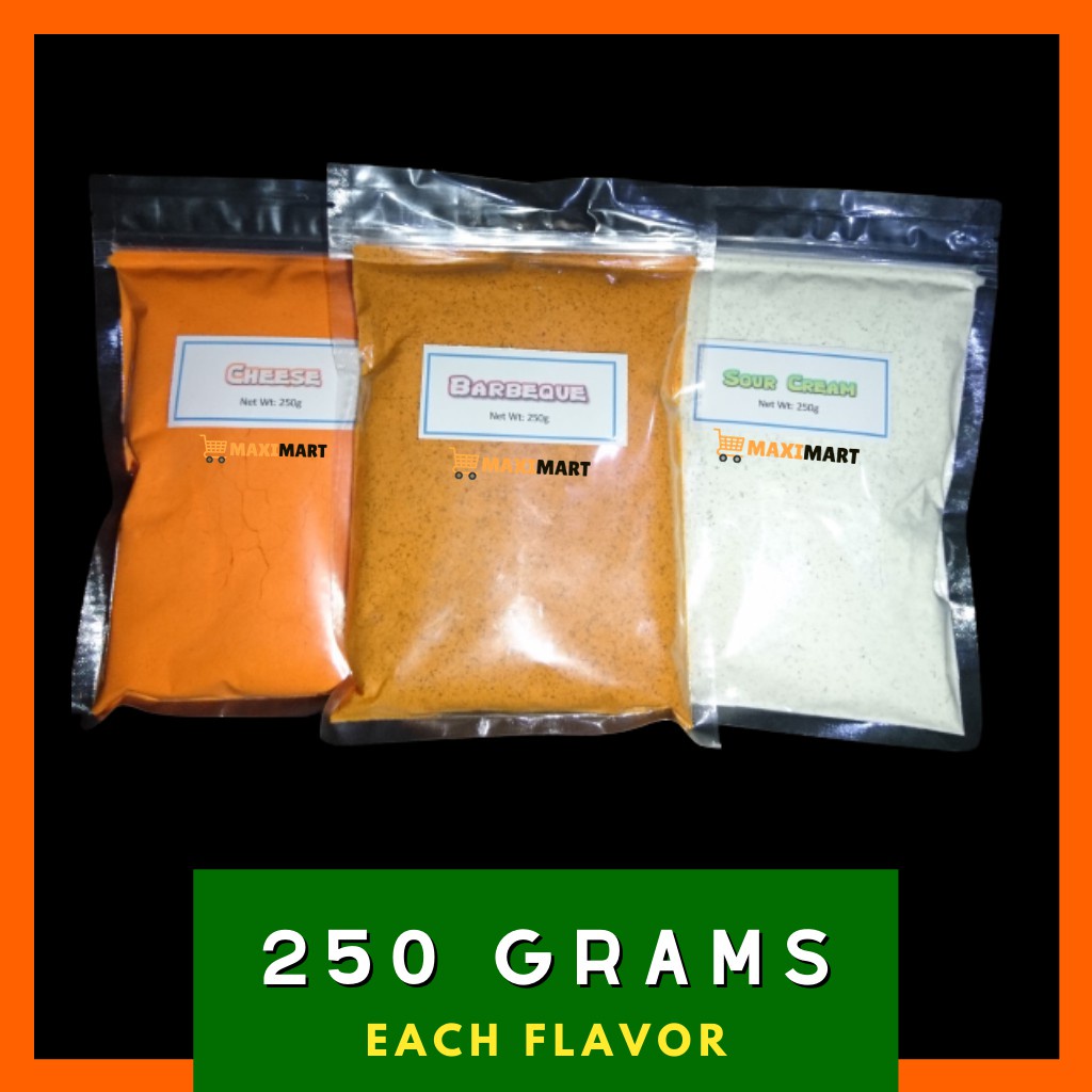 250g AUTHENTIC Potato Corner Powder Flavors for Fries Popcorn Voucher