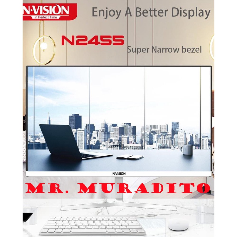 Nvision N2455Pro 24inch Monitor IPS 100Hz Full HD Super Narrow Bezel I ...