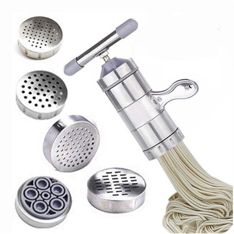 Manual Pasta Press, Stainless Steel Noodle Maker Machine, Make Homemade ...