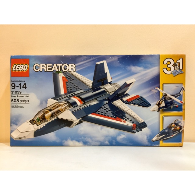 Lego blue online jet