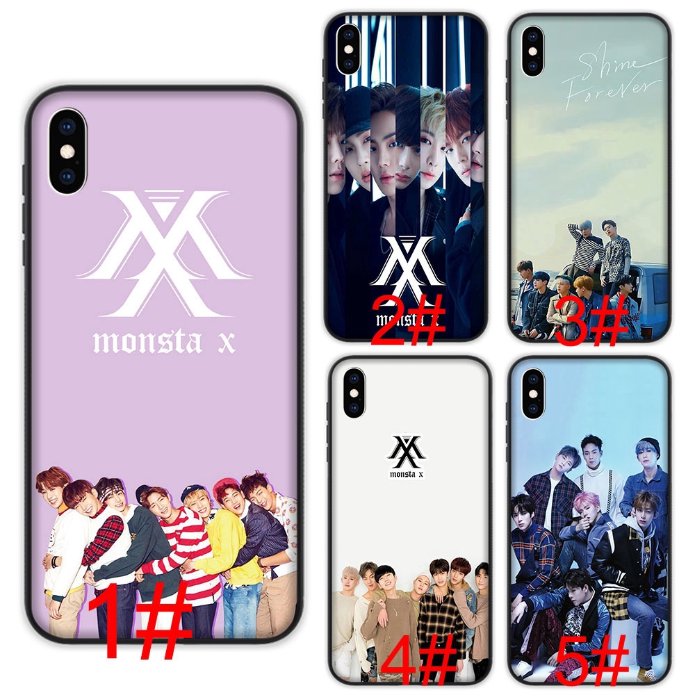 Soft Phone Case iPhone XS Max XR X 7 8 6 6S Plus 5 5S SE Monsta X ...
