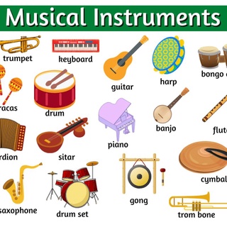 Laminated Musical Instruments Chart | A4 Size Educational Wall Chart ...