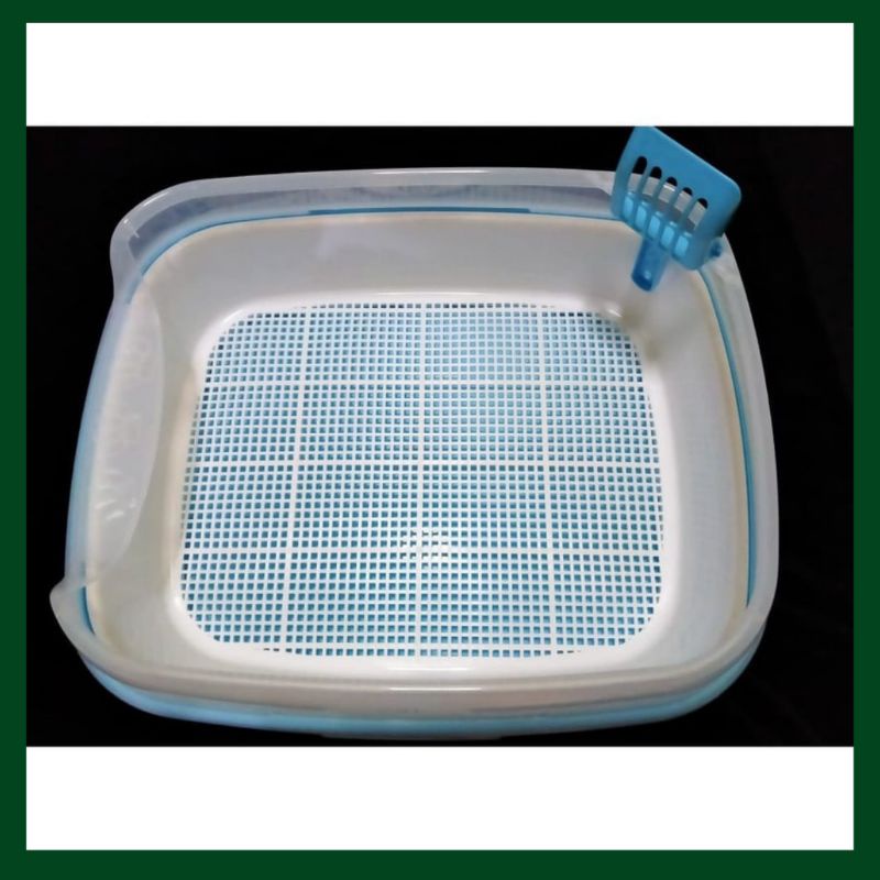 Cat litter clearance box with strainer