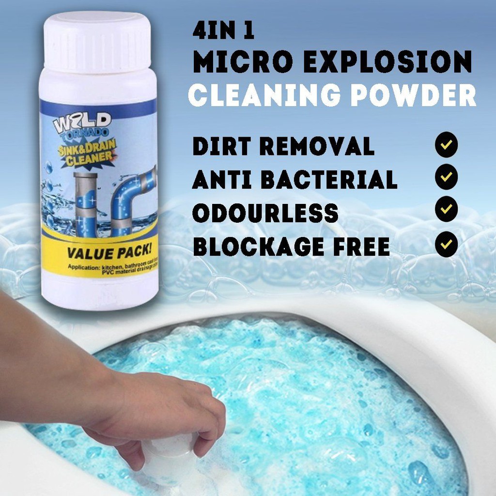 High Efficiency Cleaner Powerful Sink Drain Cleaner Portable Powder Cleaning  Tool Super Clog Remover - Price history & Review, AliExpress Seller - Zx  Quality Life Store