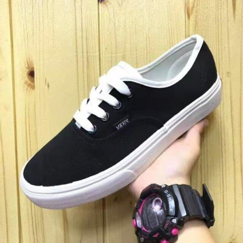 Black bone vans for men S and women sshoes 8810 Shopee Philippines