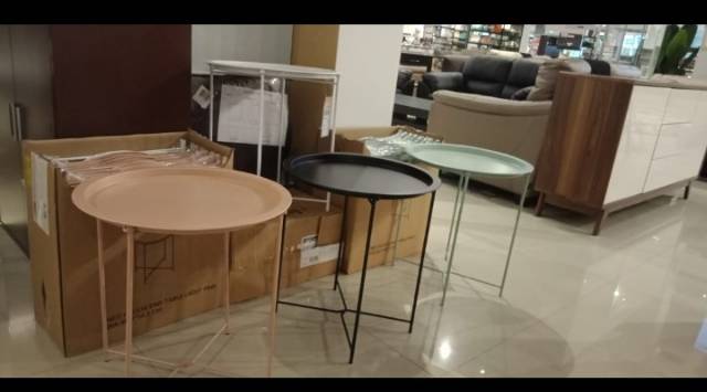 Informa - Helios Minimalist Folding Table/Room Side Table/Terrace Table ...